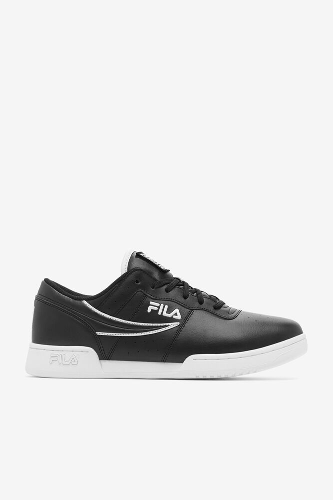 Fila Original Fitness Black/White Sneakers Mens - NZ 87531-QCHE